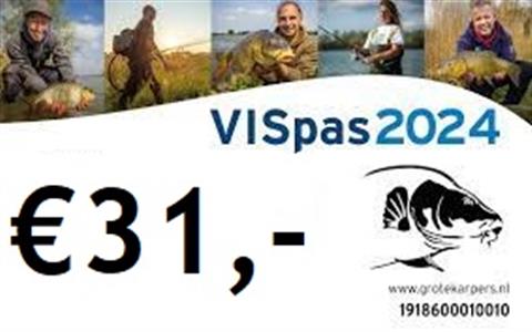 Bestel hier de nieuwe VISpas 2024 voor maar 31 euro
